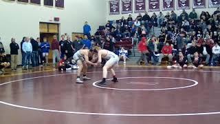 #1 Cooper Siebrecht (Lisbon) vs #7 Jake Recker (Beckman Catholic)