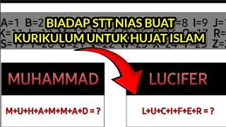 BUNTUT KURIKULUM STT NIAS DISKREDITKAN ISLAM..SAYA TANTANG PARA DOSEN STT NIAS BERDEBAT