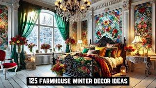 Rustic Elegance: 125 Farmhouse Winter Decor ideas for a Cozy Home