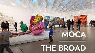 The Broad & Museum of Contemporary Art (MOCA) in Downtown Los Angeles with Kids