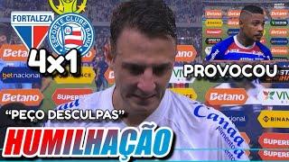 ”MUITA RAIVA, UMA VERGONHA”: ÁRIAS SOLTOU OS CACHORROS APÓS BAHIA SER HUMILHADO PELO FORTALEZA