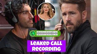 Blake Lively's Defense: Ryan Reynolds Confronts Justin Baldoni in Leaked Call