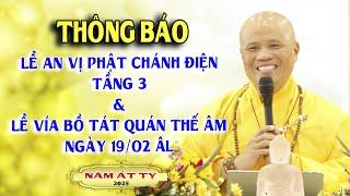 CHÙA QUÁN THẾ ÂM THÔNG BÁO LỄ AN VỊ PHẬT VÀ VÍA BỒ TÁT QUÁN THẾ ÂM 1902 Năm Ất Tỵ