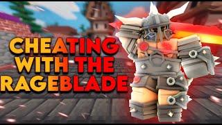 Rageblade With Cheats In Roblox Bedwars Is WILD... | Bedwars Legit Cheating