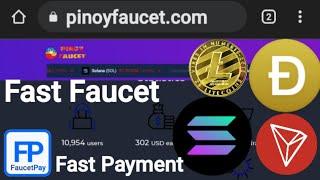 How To Earn Crypto SOL/LTC/Doge/TRX | Every 5 Mints Claim| Fast Payment Micrrowallet.