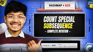 3404. Count Special Subsequences | HashMap | GCD | Pattern Identification