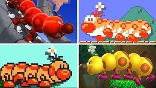 Evolution of - Big Wiggler in Super Mario Games