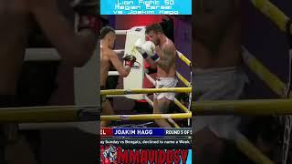 TKO Lion Fight 50 - Regian Eersel vs Joakim Hagg #shorts #muaythai #lionfight