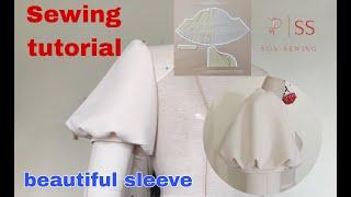 HOW TO MAKE A BEUTIFUL SLEEVE | SEWING TUTORIAL | SON SEWING| The Sewing Tutorial for Beginners