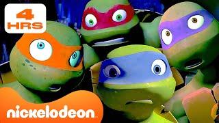 Черепашки-ниндзя | 4 ЧАСА самых ШОКИРУЮЩИХ моментов из TMNT (2012)!  | Nickelodeon Cyrillic