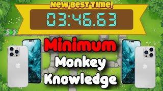 BTD6 Race Tutorial  Minimum Monkey Knowledge  A very Late Start