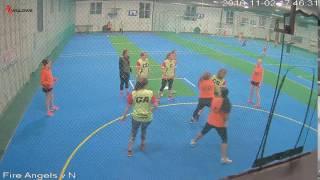 363740 Court1 Willows Sports Centre Cam1 Fire Angels v Netiquette