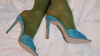 wearing stiletto high heel shoes with stockings | #fashiontrends #youtube