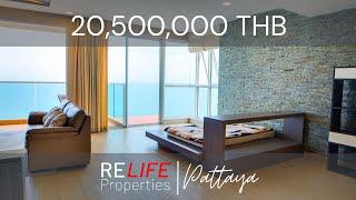 Beachfront | Stunning 130 sqm condominium on the 48th floor for sale in Pattaya!