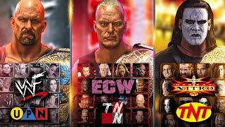 Universe Mode But it's WWF vs WCW vs ECW (WWE 2K)