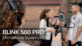 Saramonic Blink 500 Pro System | Advanced Ultra-Compact 2.4 GHz Clip-On Wireless Microphone System