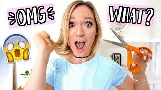 Omg I Cut My Hair!! AlishaMarieVlogs