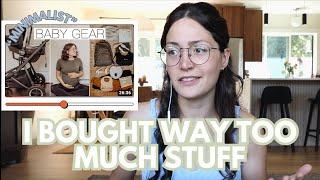 Reacting To My Minimalist Baby Gear Haul AFTER HAVING TWO KIDS