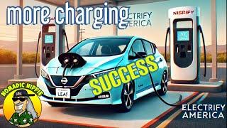 “Testing the CCS1 to CHAdeMO Adapter at Electrify America | Nissan LEAF Charging Review”