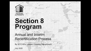 What You Should Know about your Section 8 Annual and Interim Recertification