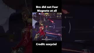 Bro did not Fear Magneto at all #marvelrivals