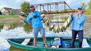 We FOUND The BIG SLABS Loaded Up At The CREEK! -- (INSANE Jig Fishing!)