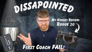 My First Coach FAIL | Honest Review: Coach Rogue 20 with Plaid Print