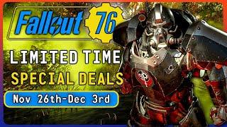 What Limited Time Deals Are In The Atomic Shop This Week? | Fallout 76