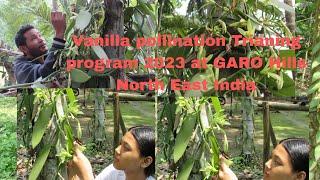 Vanilla pollination Training program. Experience ong'gipa Trainer Mr sangchang Marak sponsor by RSD