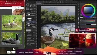 SketchClub JR ART LAB -: Canada Gosling - (Clip Studio)