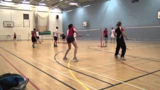 Mid Lancs Badminton Division 1 (2016) Azam Sharif & Sam Moss vs Cross feathers