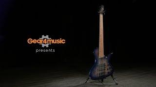 RedSub Coliseum Fanned Fret 5-String Bass, Blue Burl Burst | Gear4music demo