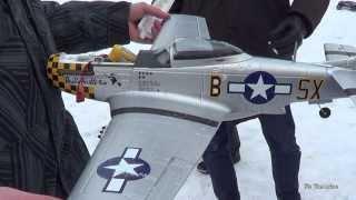 Самолёт на радиоуправлении Mustang P-51( Rc Mustang P-51 crash!)