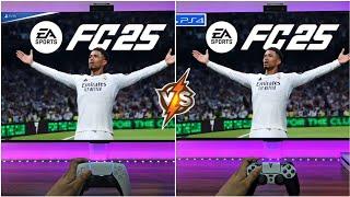 EA FC25 (PS5 Vs PS4) Comparison