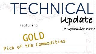 Technical Update | Gold is the Pick of the Commodities, and 17 Interesting Stock Charts