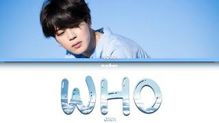 Jimin (지민) 'Who' ПЕРЕВОД НА РУССКИЙ | Color Coded Lyrics