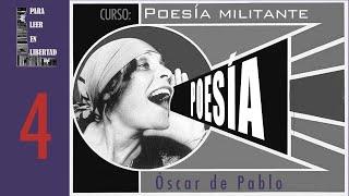 4a. Sesión #PoesíaMilitante con Oscar de Pablo #QuédateEnCasa #ParaLeerEnLibertad