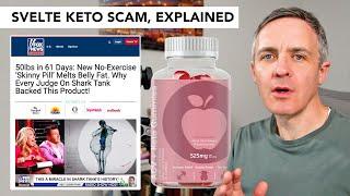 Explaining the Svelte Keto + ACV Gummies 'Shark Tank' Scam and Fake Reviews