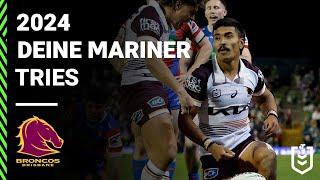 NRL 2024 | Deine Mariner's Try-Scoring Season