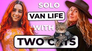 Solo Van Life with Two Cats: How Quin Gable Manages Her Life on the Road