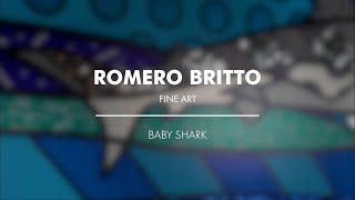 Baby Shark | Limited Edition Print | 10in x 20in | Romero Britto Fine Art