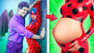 Vampir ve Ladybug Evlendi | Hamile Ladybug