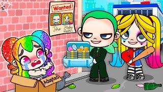 I WAS ADOPTED By Joker & Harley Quinn | Sad Story | Avatar World | Pazu Games