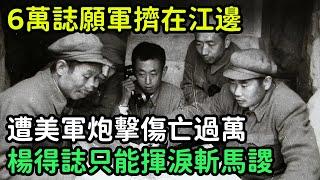 6萬誌願軍擠在江邊，遭美軍炮擊傷亡過萬，楊得誌只能揮淚斬馬謖【銳歷史】#歷史#歷史故事#歷史人物#奇聞