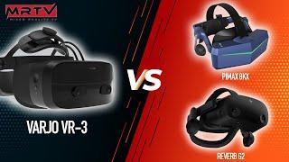 VARJO VR-3 vs. PIMAX 8KX vs. REVERB G2 - The Through-The-Lens Comparison! How Big Is The Difference?