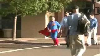 "SUPERMAN SAFETY CROSSING" by Larry Caveney