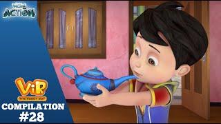 Vir The Robot Boy New Compilation | 28 | Hindi Kahani | Wow Kidz Action | #spot