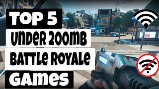 Top 5 battle royale games under 200mb (online/offline)