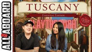 VITICULTURE with TUSCANY Expansion | Board Game | 2-Player Playthrough | A Wine for All Seasons