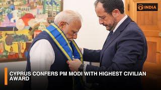 Cyprus confers PM Modi with highest civilian award | DD India